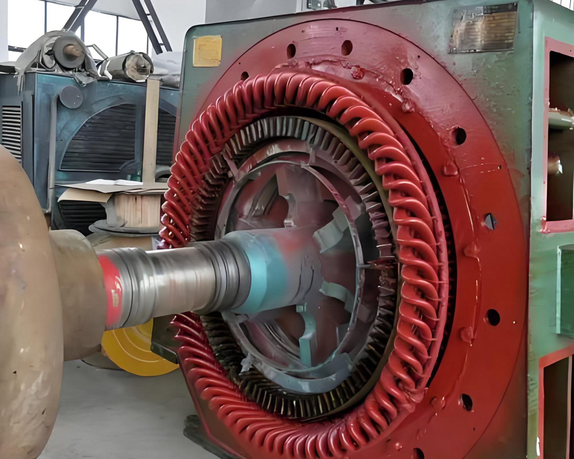 High Voltage Motor with Class H Insulation